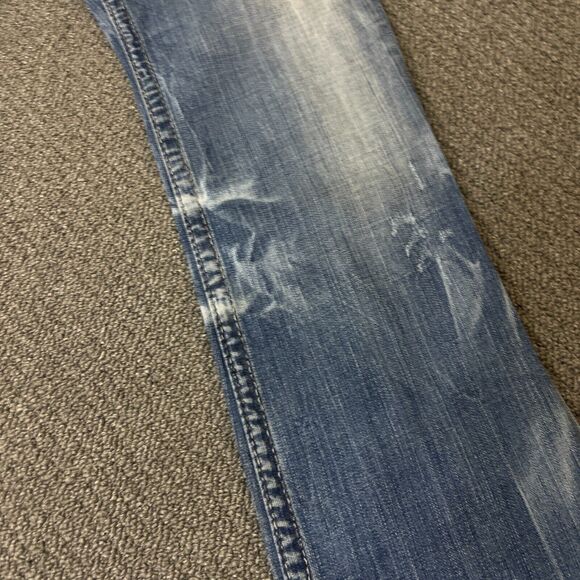 Big Star LIV Jeans Womens 30XXL Blue Low Rise Boot Cut Distressed 30 XXL - Picture 2 of 13